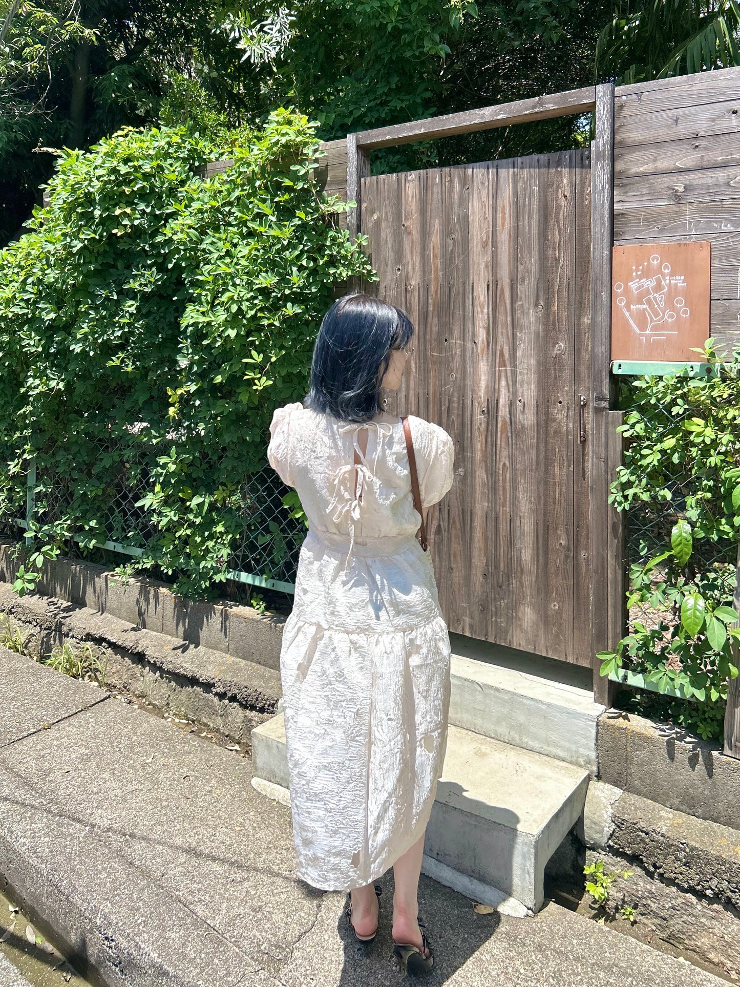 バックリボンワンピース CPA22077