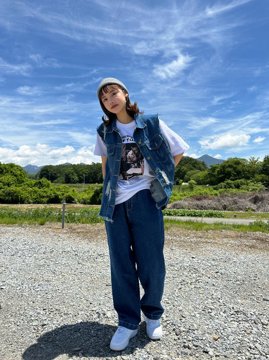 デニムベスト DPB47107