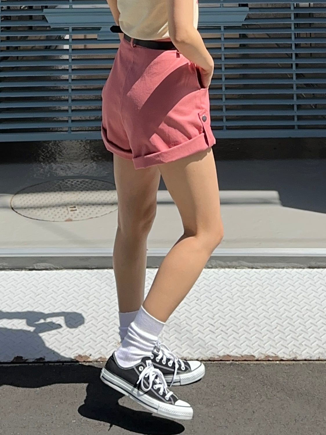 ピンクデニムショートパンツ DPB47281