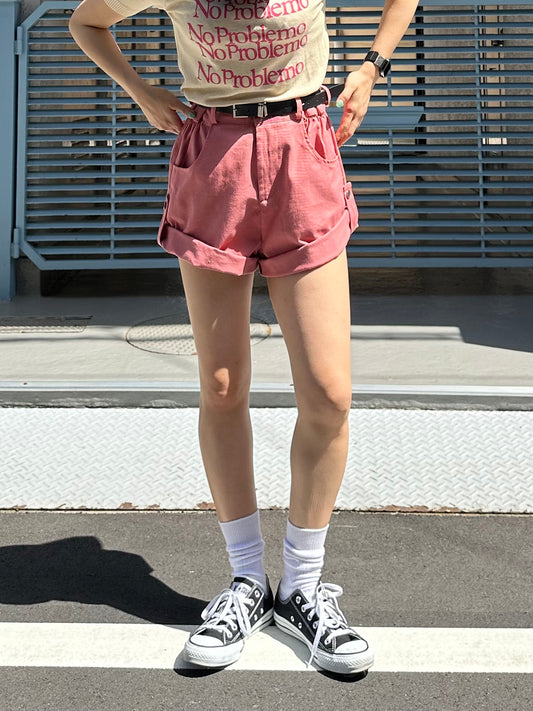 ピンクデニムショートパンツ DPB47281