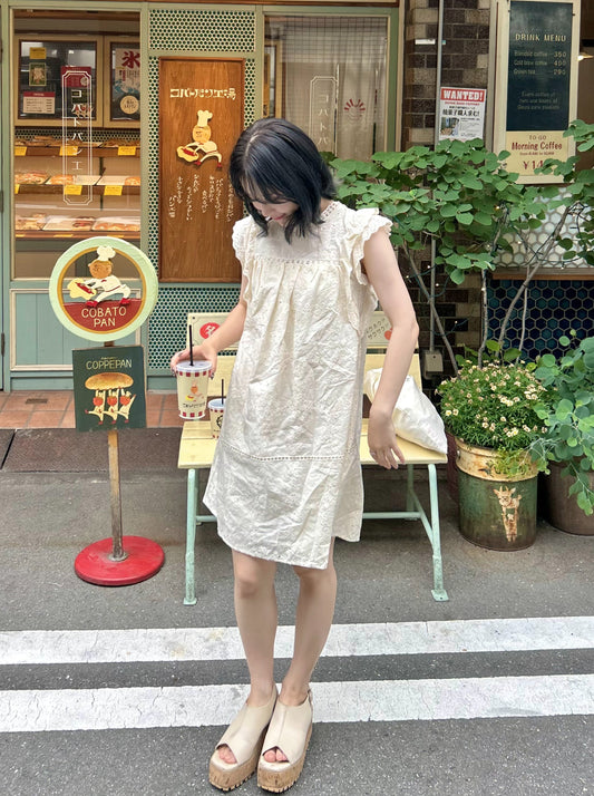 フラワーノースリーブワンピース CPA22092