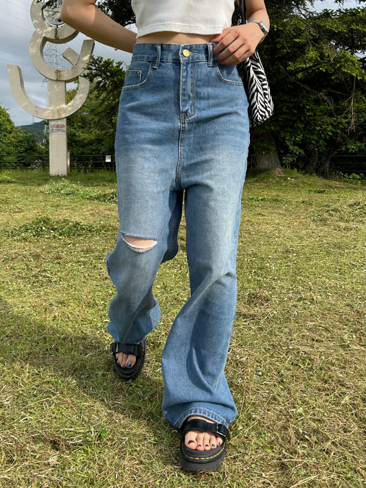 ウエストデザインデニムパンツ DPA61241