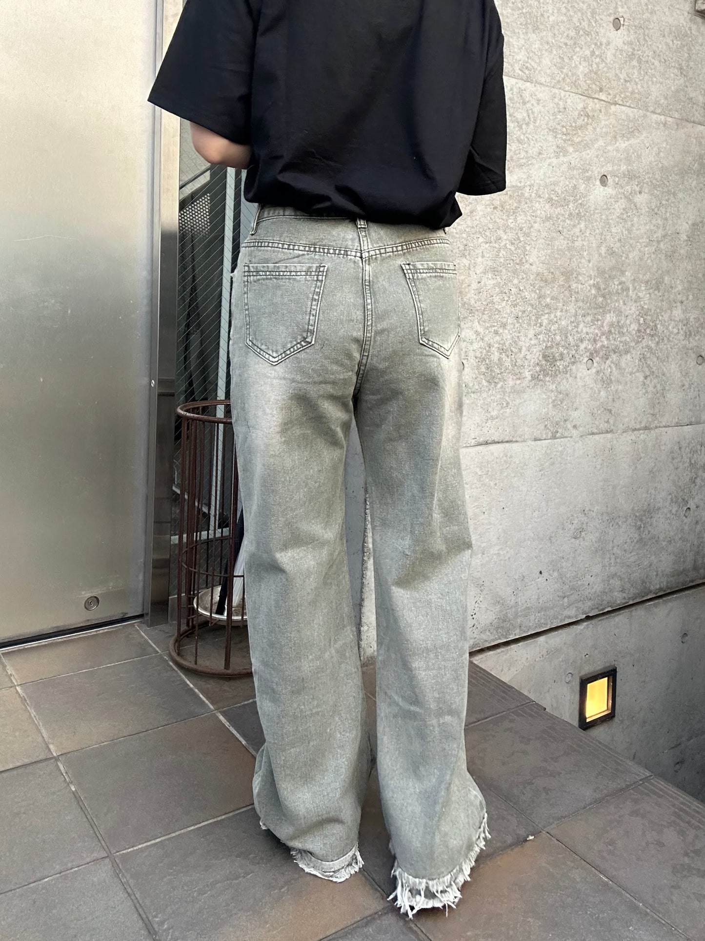 フリンジデザインデニムパンツ DPB51072