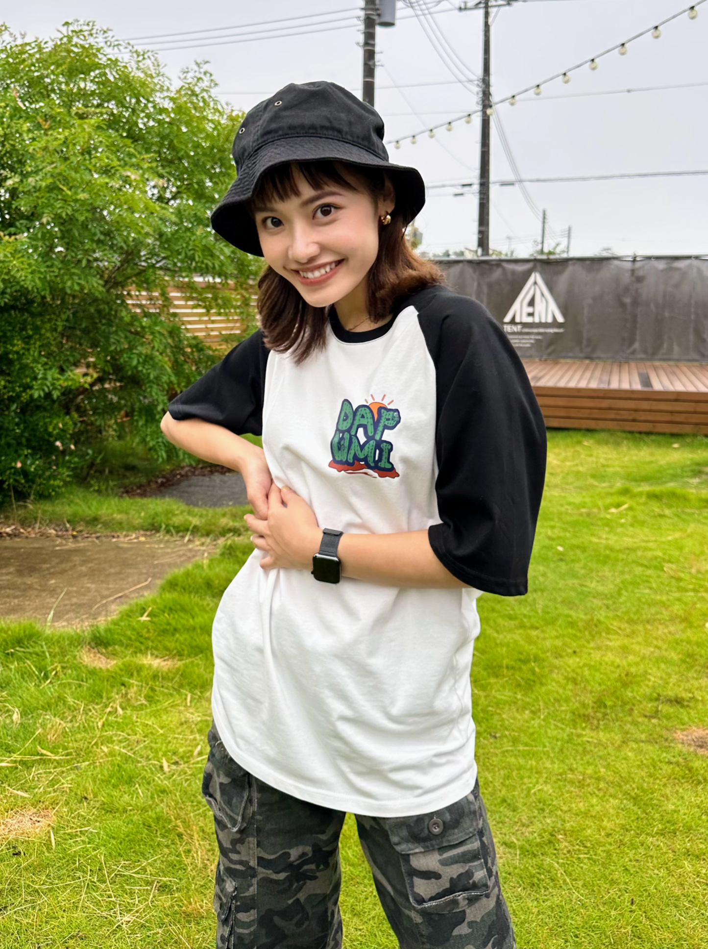 ラグランロゴTシャツ DPB47123