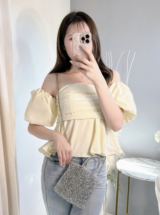 オフショルペプラムトップス CPA32032