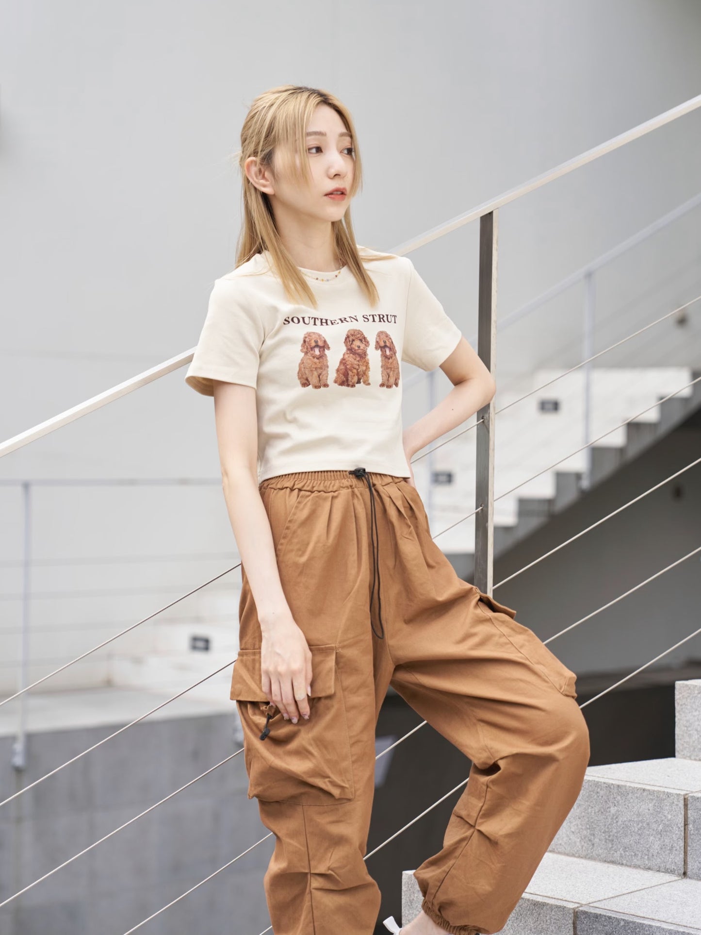 プードルデザインTシャツ CPA14074