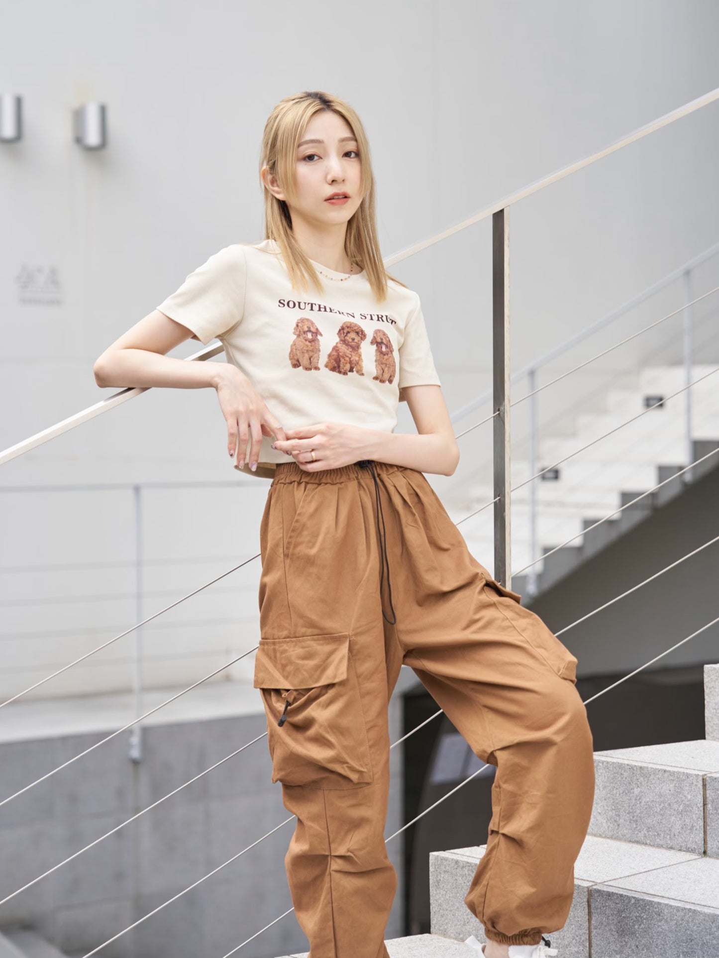 プードルデザインTシャツ CPA14074