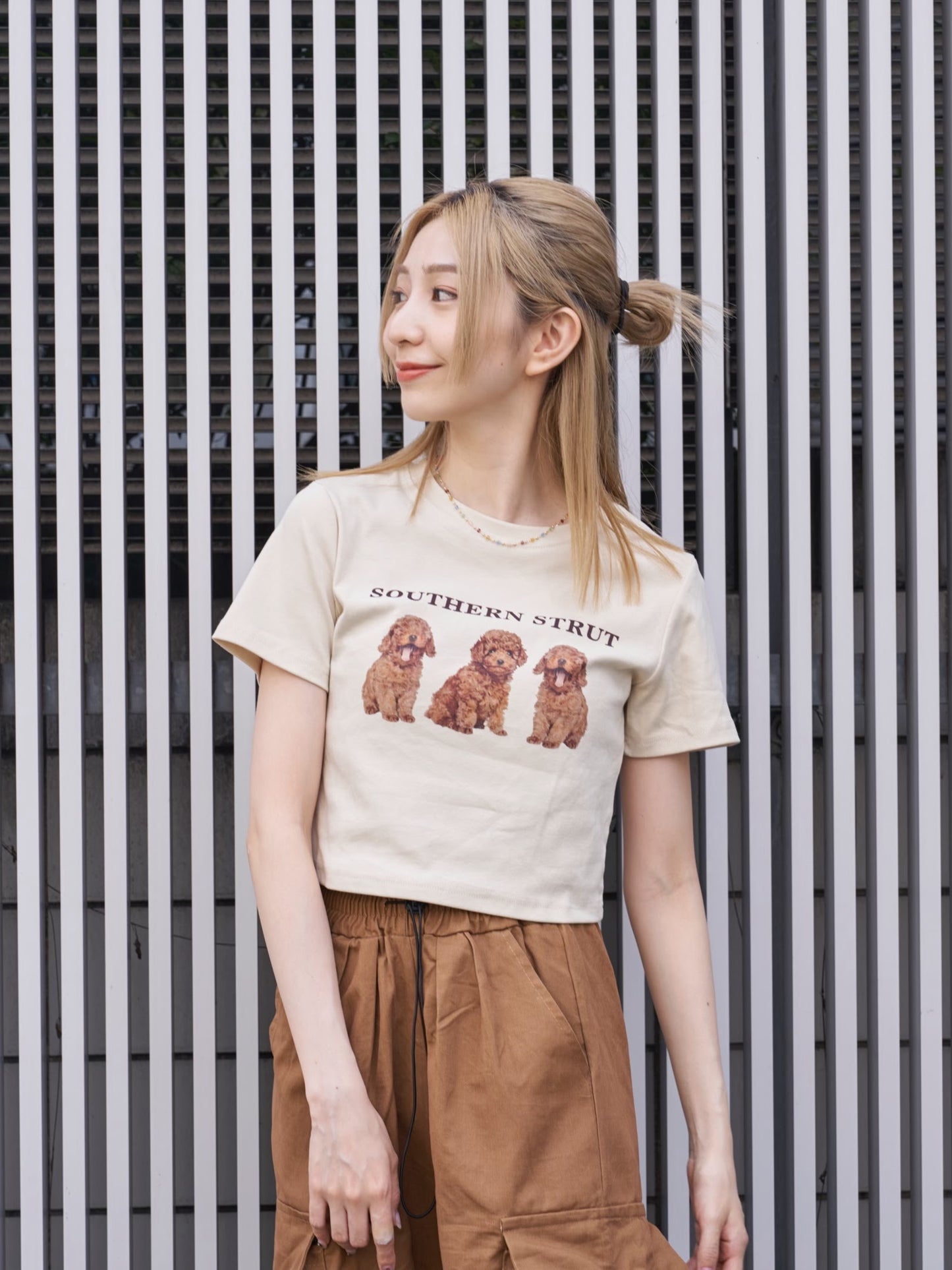 プードルデザインTシャツ CPA14074