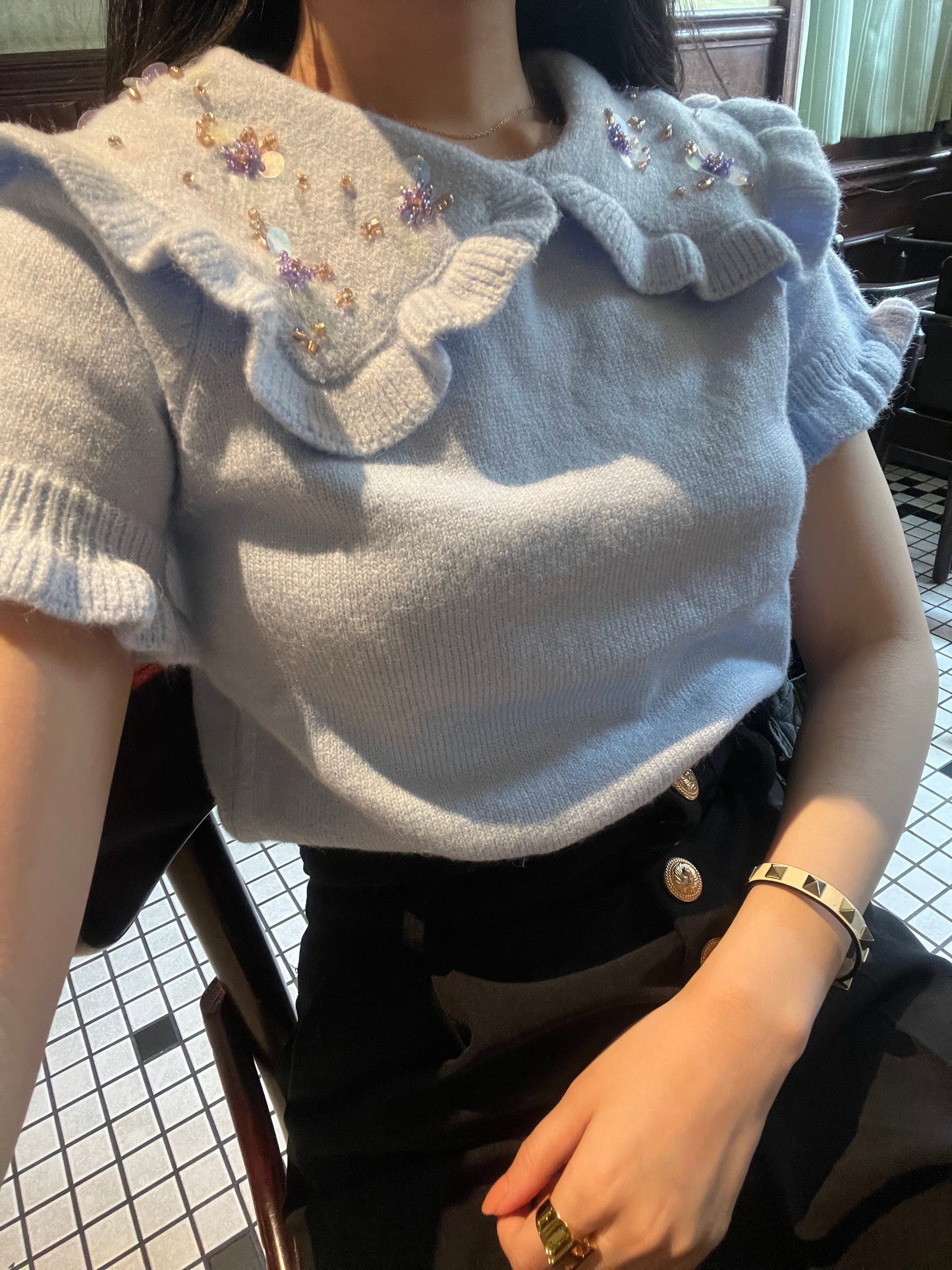 ビジューカラーサマーニット CPA03109