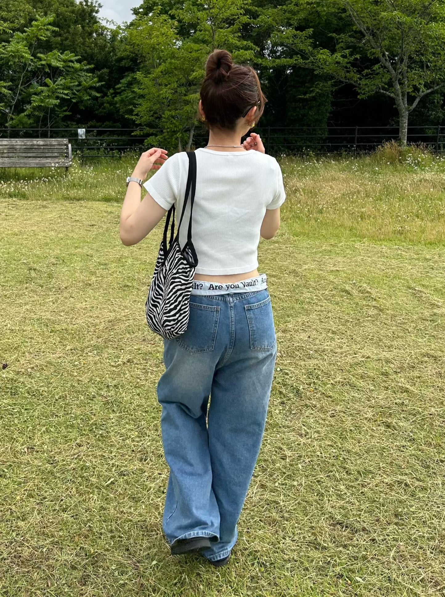 ウエストデザインデニムパンツ DPA61241