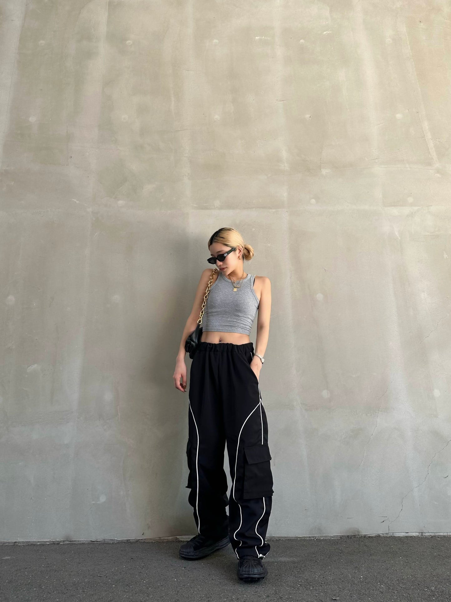 ナイロンラインパンツ DPB26120