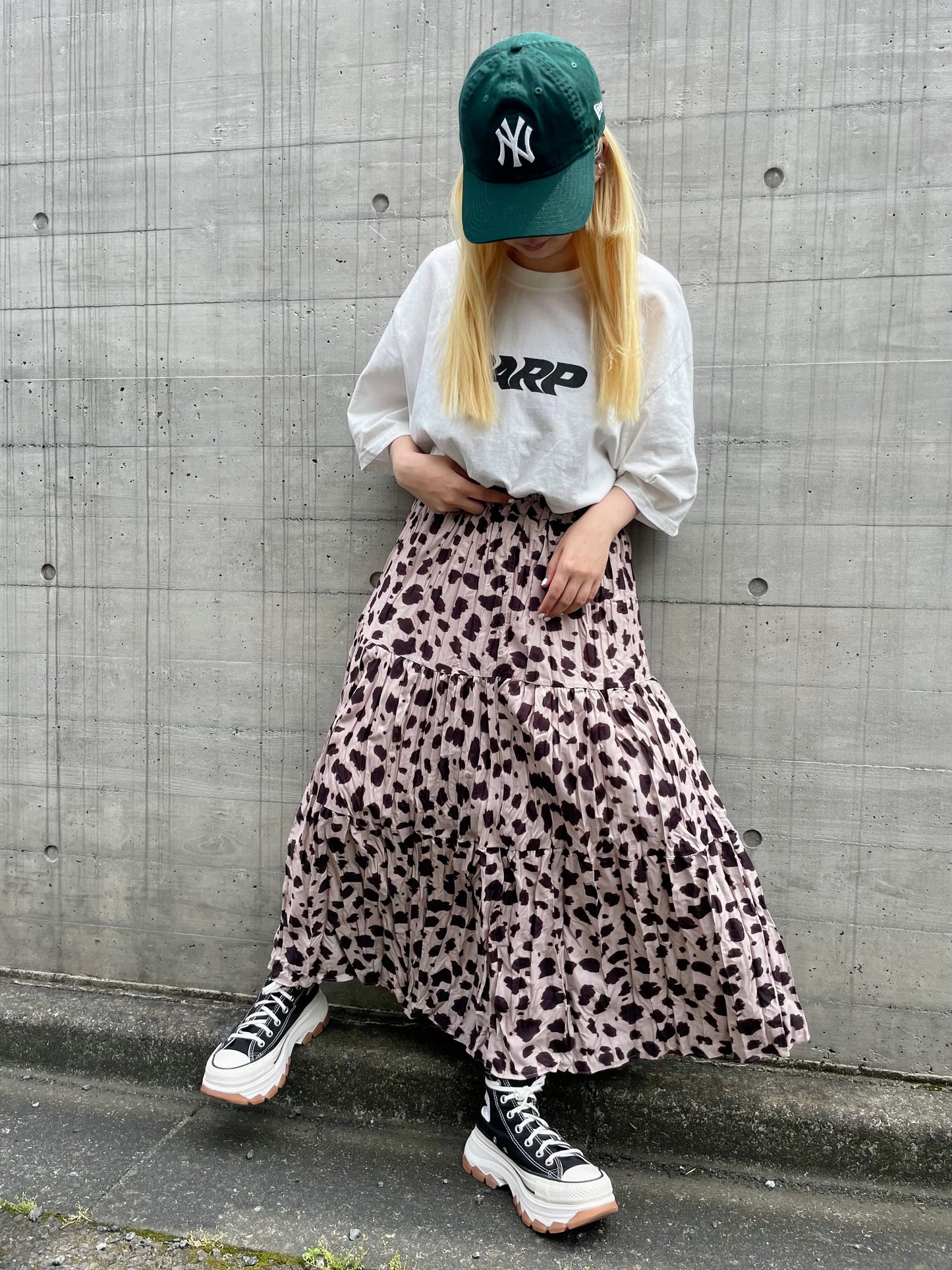 レオパードロングスカート DPB58009