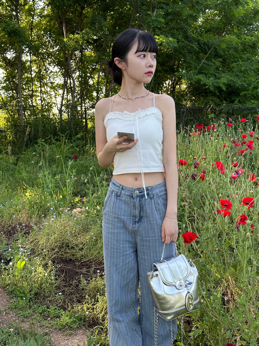 ホワイトリボンキャミソール DPB43135