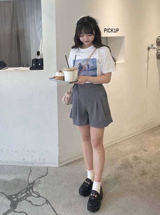 ウエストリボンキュロット CPA31019