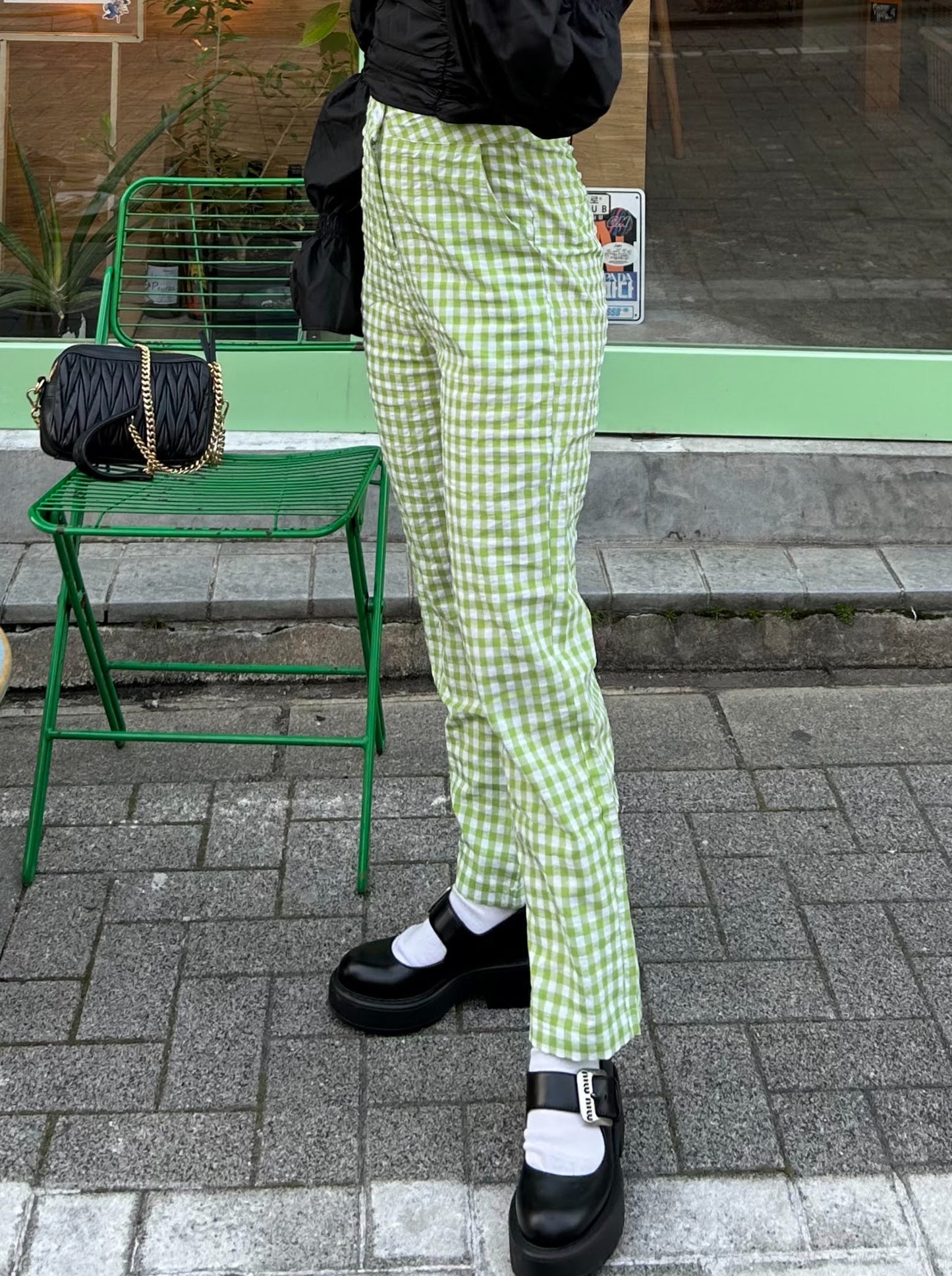 ギンガムチェックパンツ CPA22055