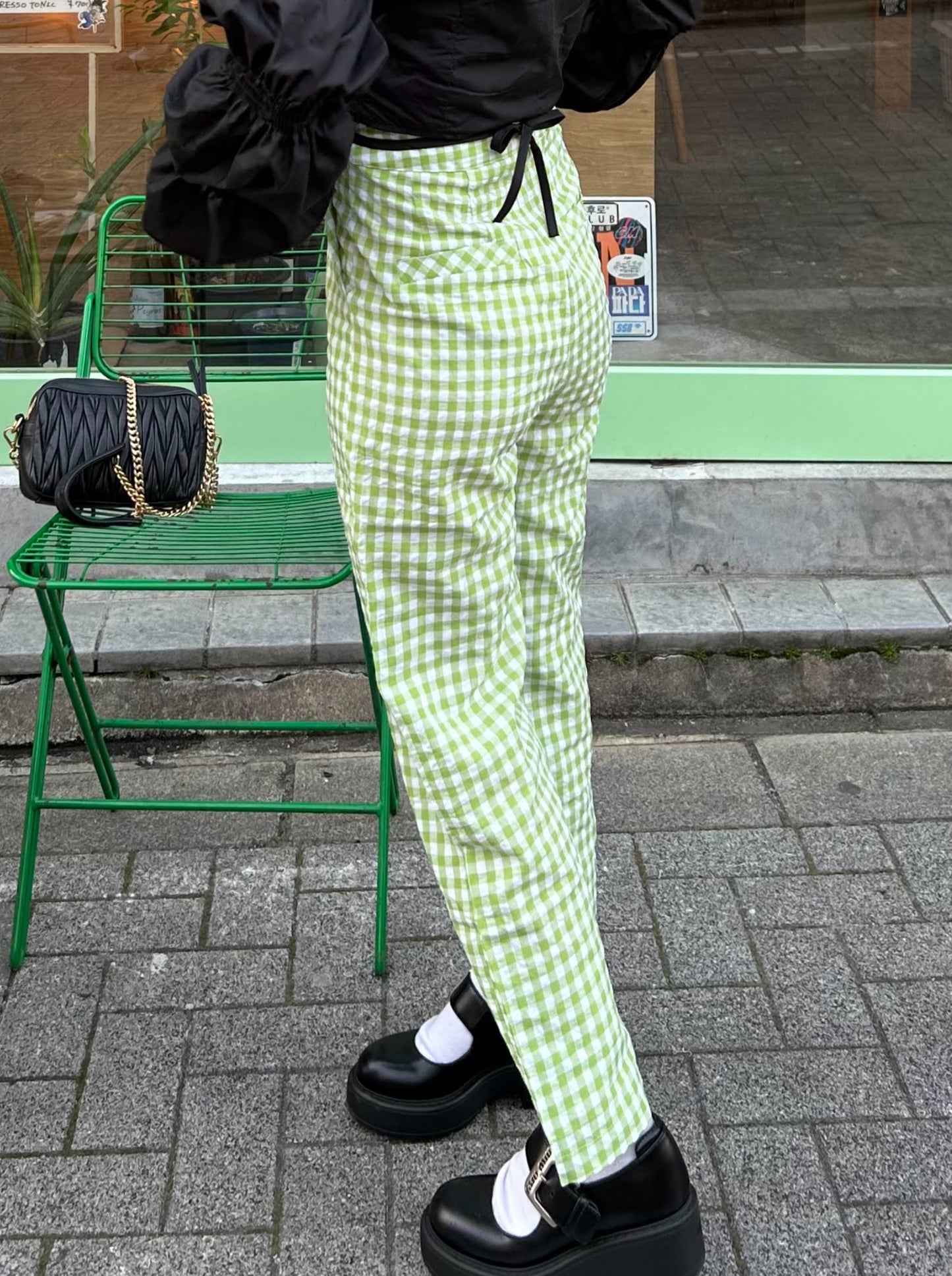 ギンガムチェックパンツ CPA22055