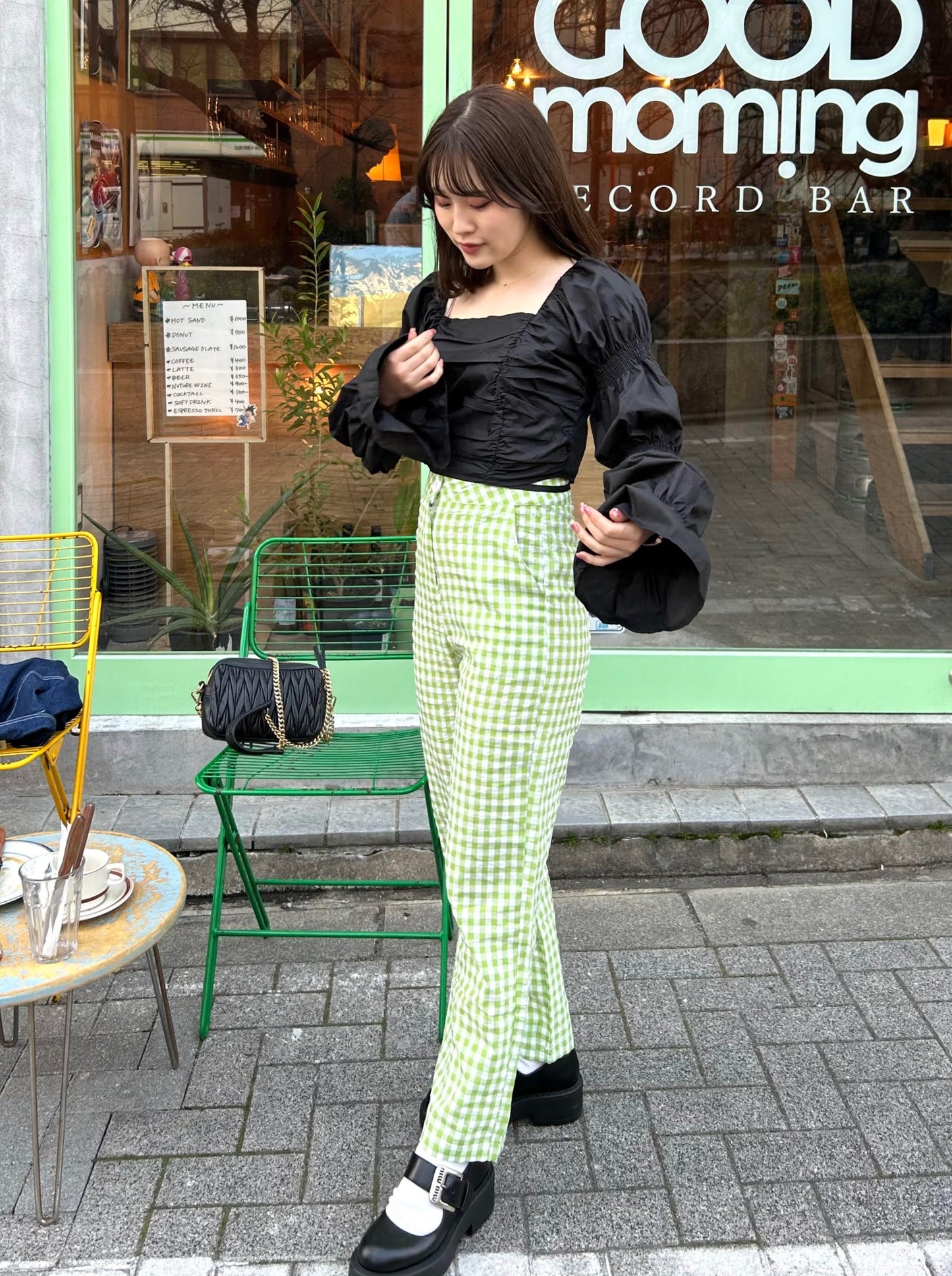 ギンガムチェックパンツ CPA22055