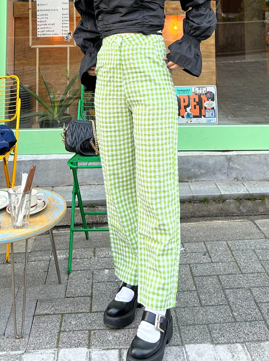 ギンガムチェックパンツ CPA22055