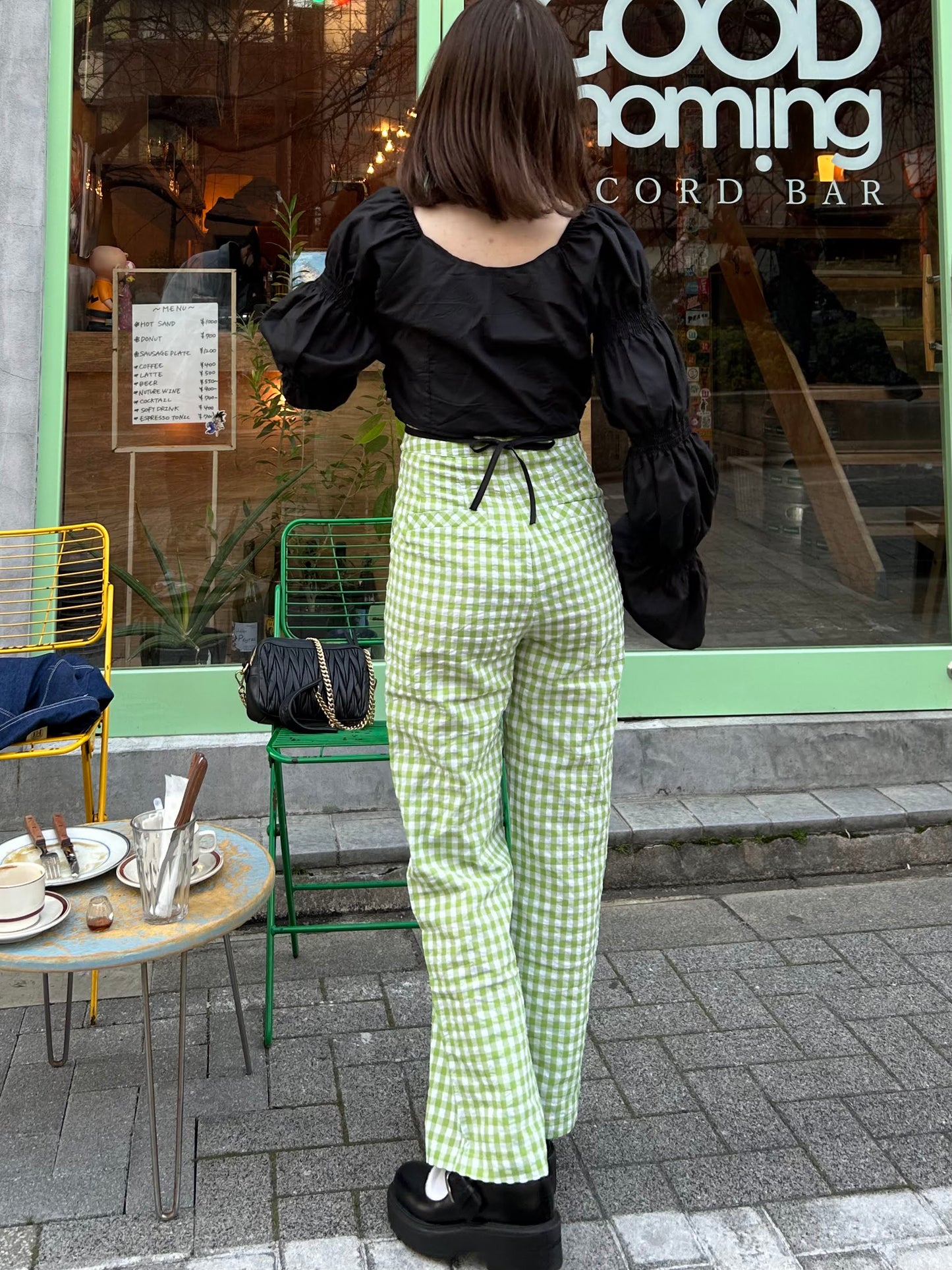 ギンガムチェックパンツ CPA22055