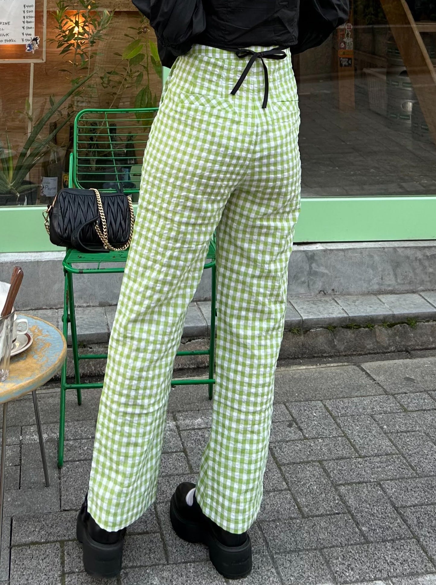 ギンガムチェックパンツ CPA22055