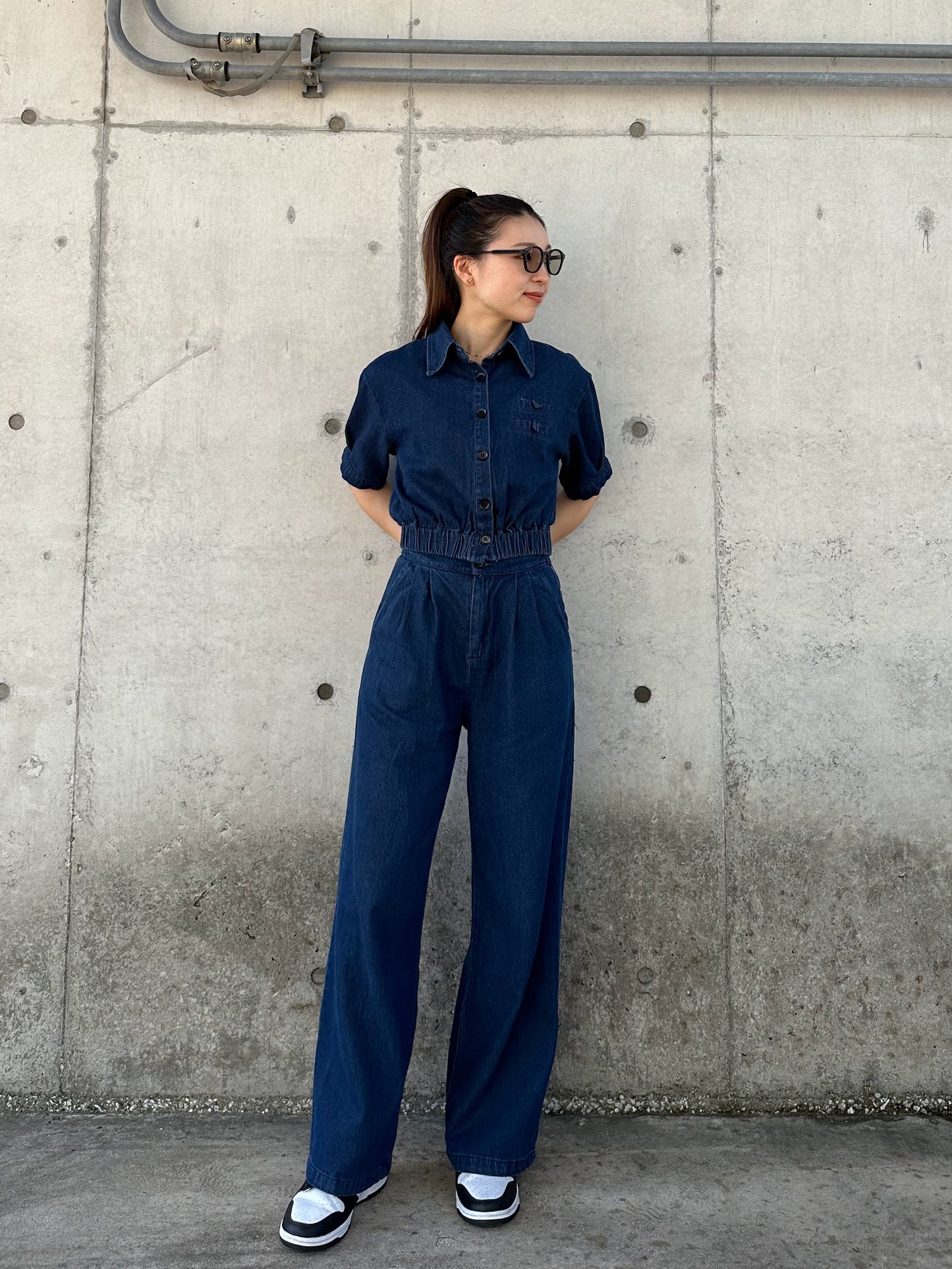 ショートスリーブデニムセットアップ DPA30221