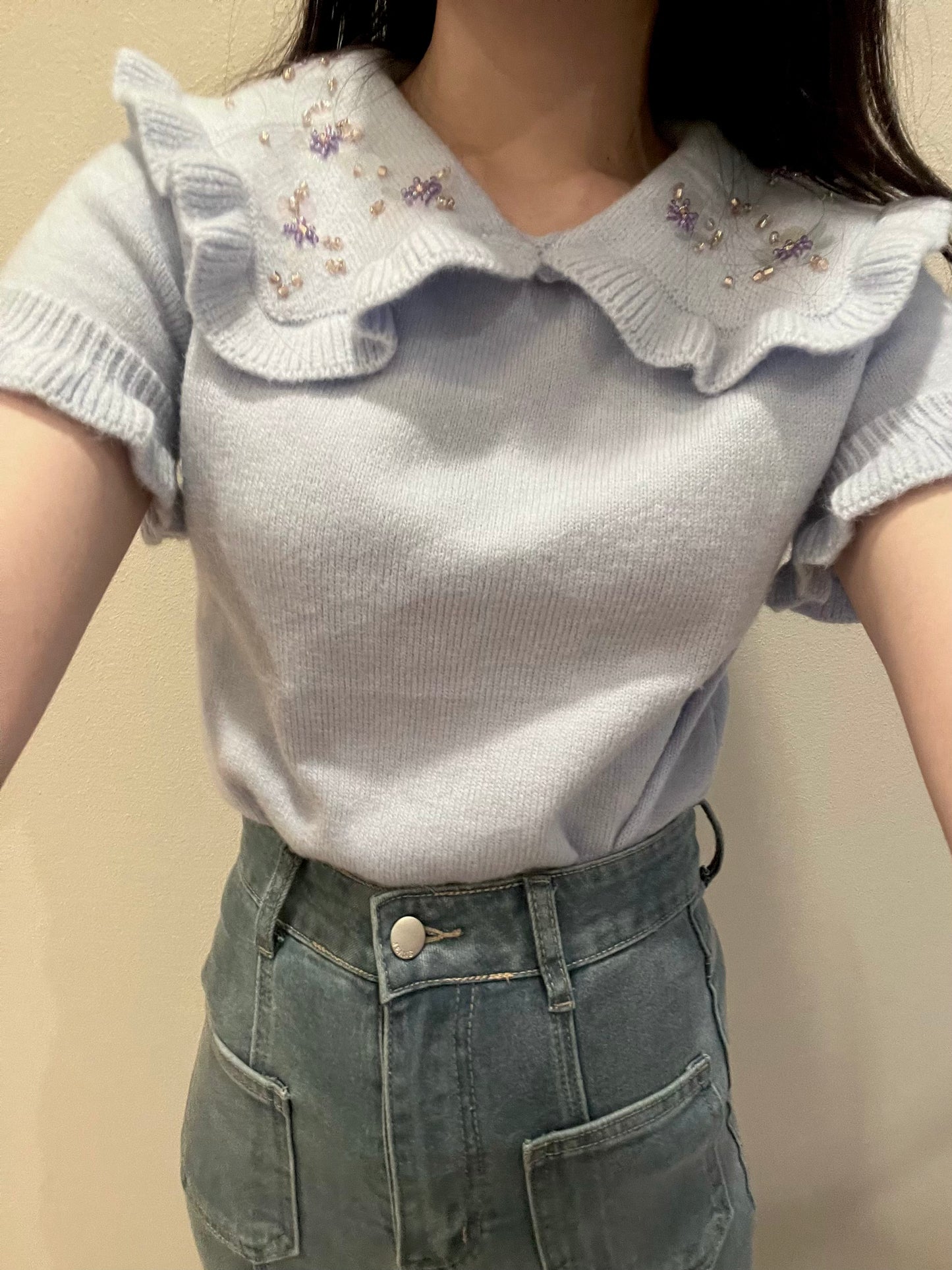 ハイウエストフレアデニムパンツ CPA03112