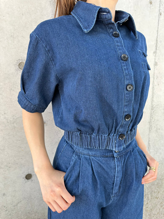 ショートスリーブデニムセットアップ DPA30221