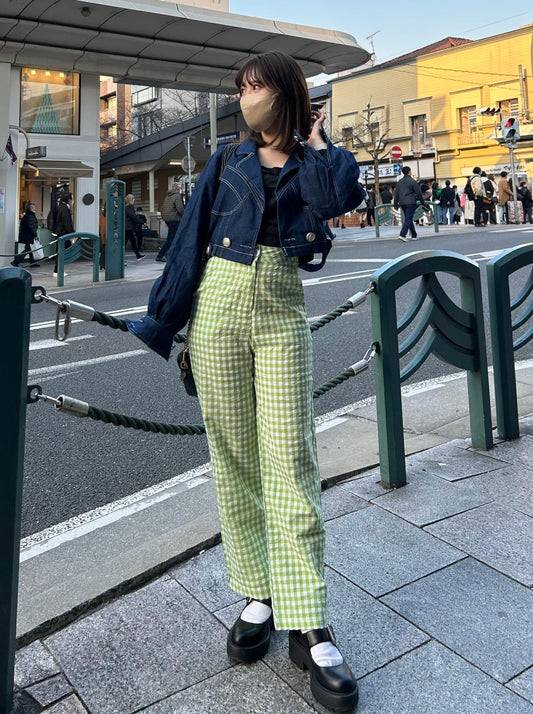 ギンガムチェックパンツ CPA22055