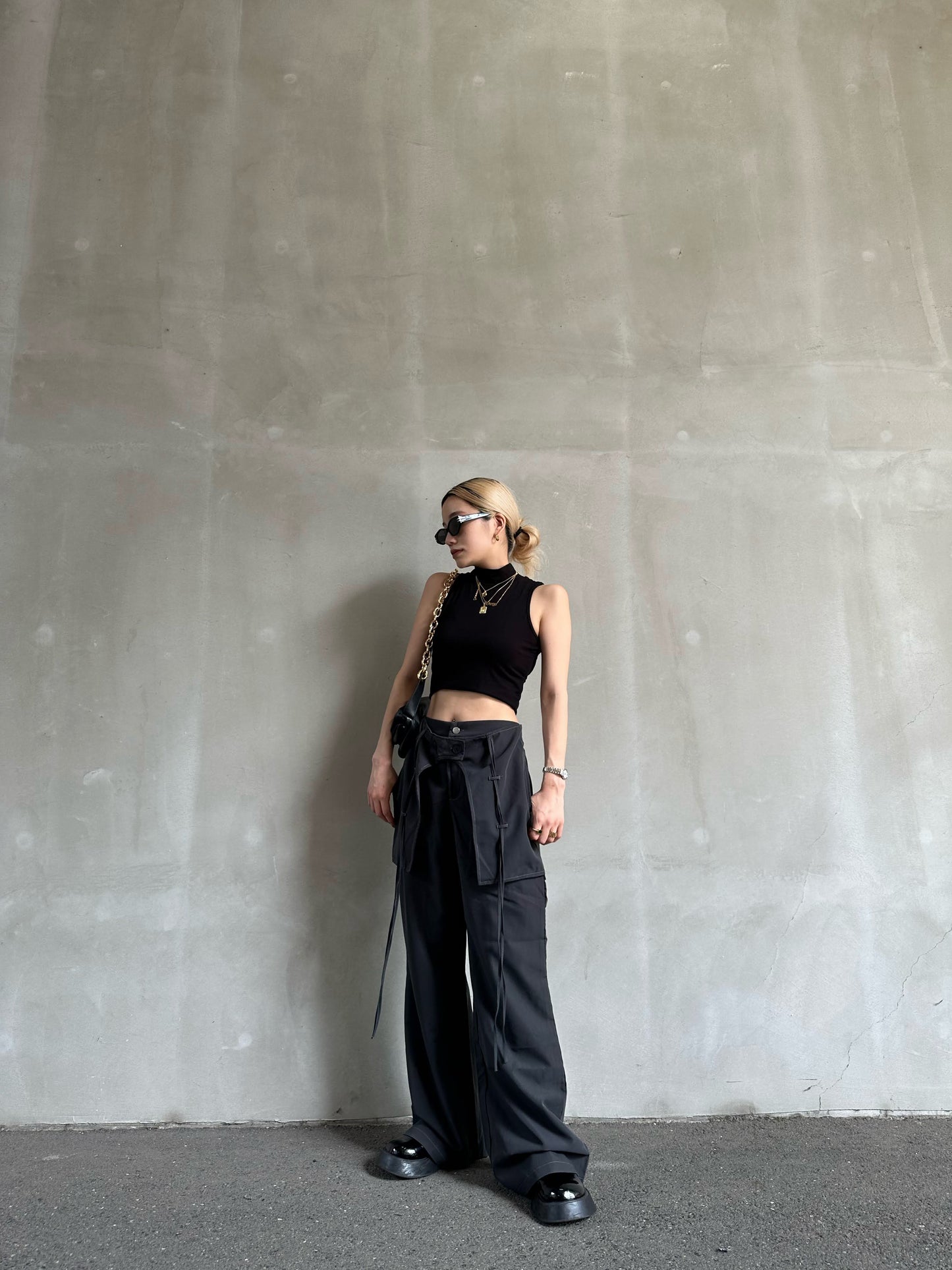 デザインブーツカットパンツ DPB26171