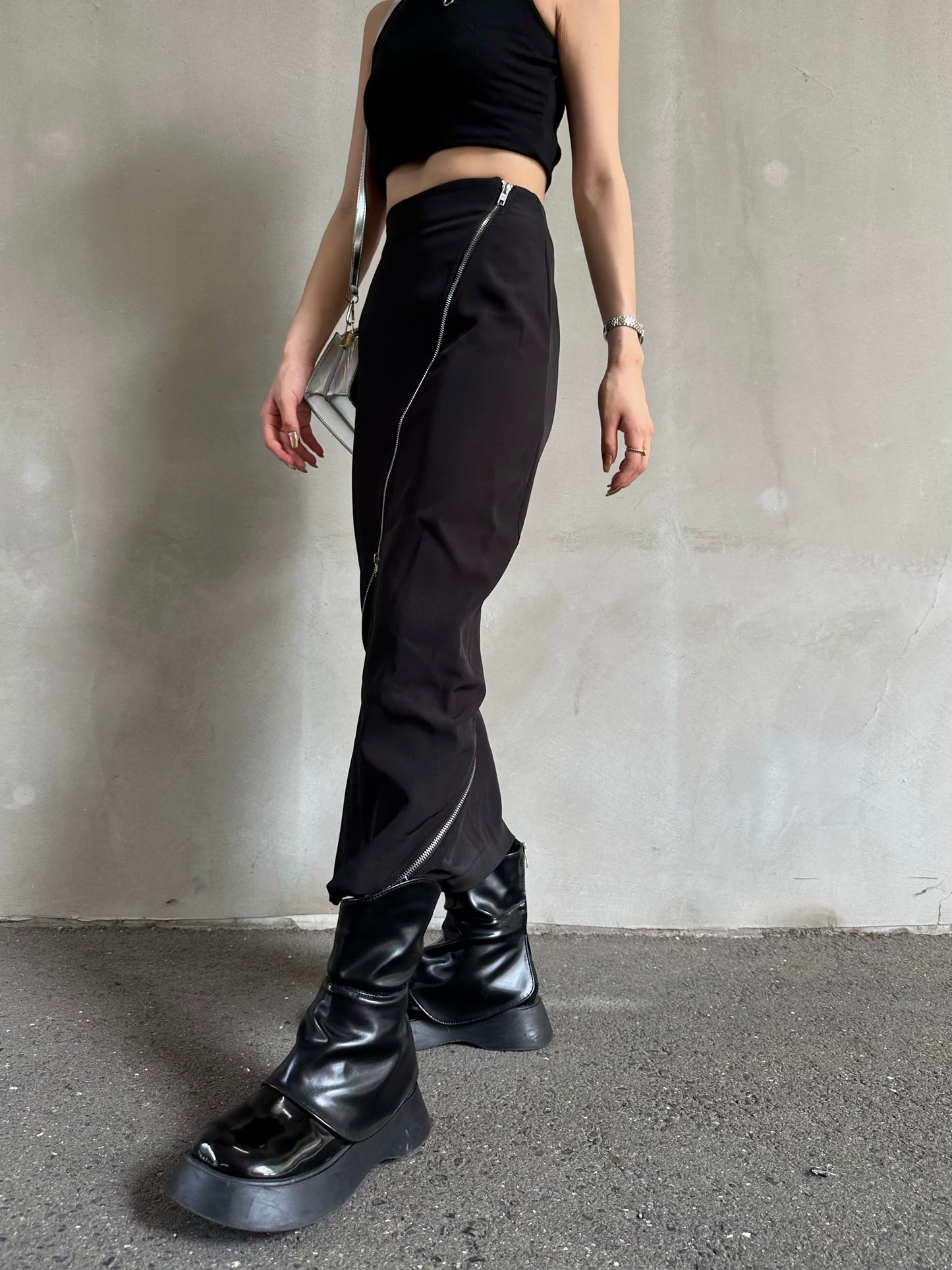 ジップオープンロングスカート DPB26134