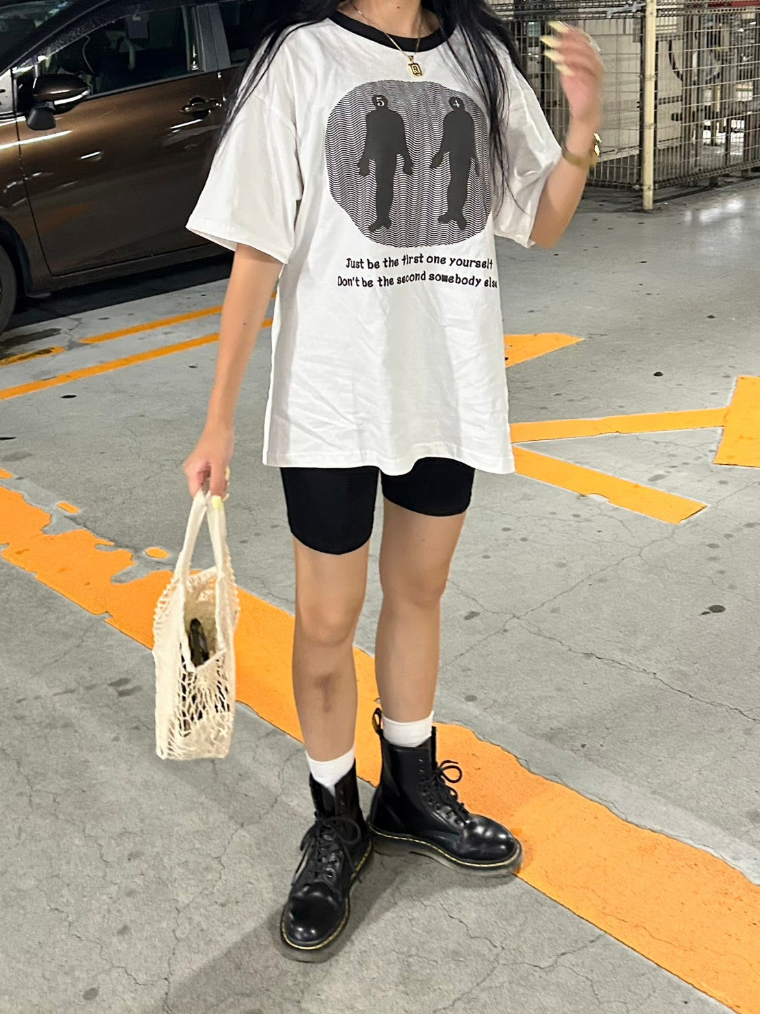 モノトーンロゴTシャツ DPA42288