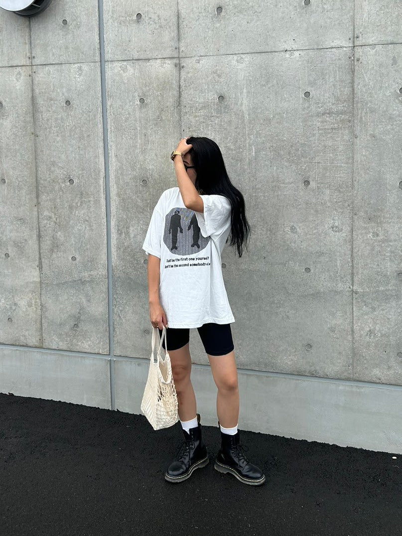 モノトーンロゴTシャツ DPA42288