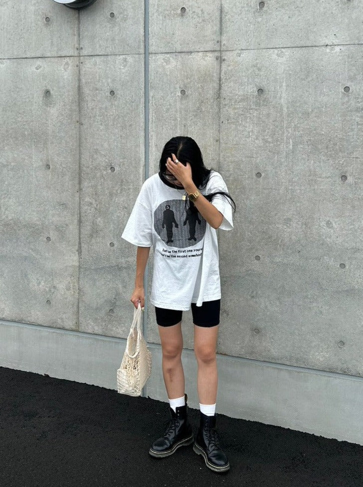モノトーンロゴTシャツ DPA42288