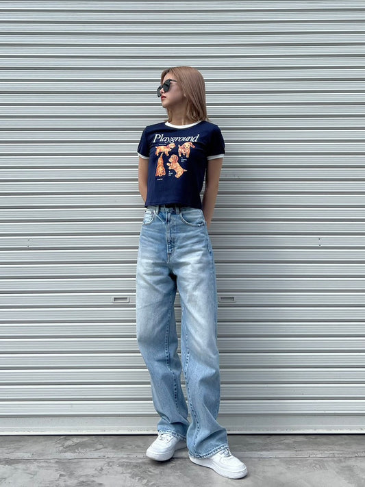 ドッグネイビーミニTシャツ DPA12028