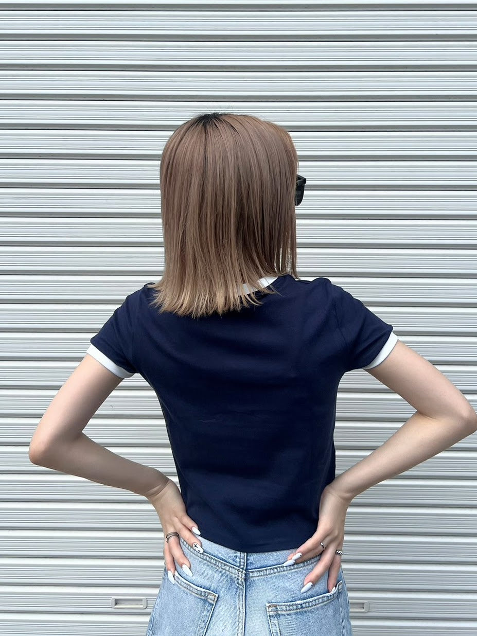 ドッグネイビーミニTシャツ DPA12028