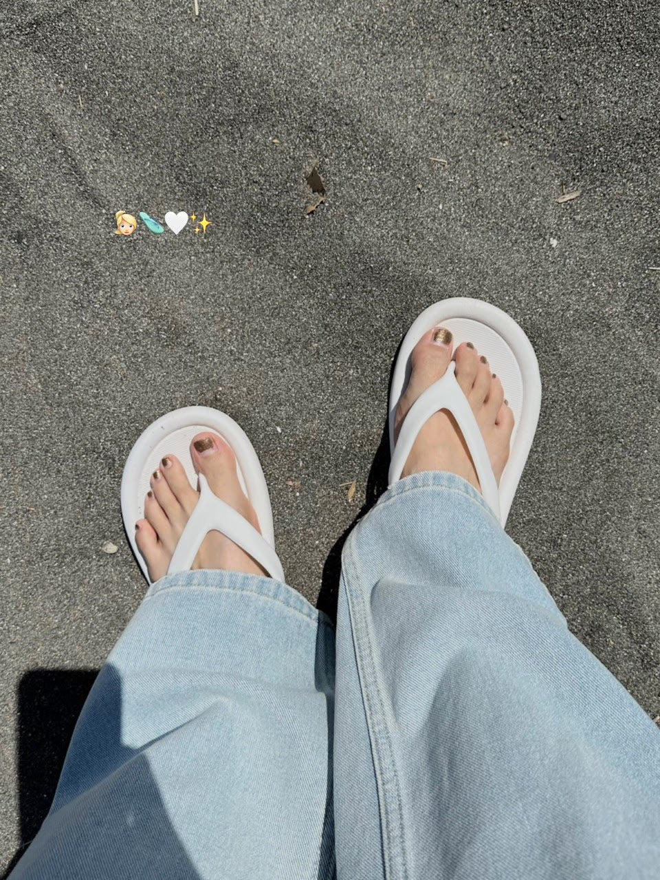 ホワイトビーチサンダル DPA30247