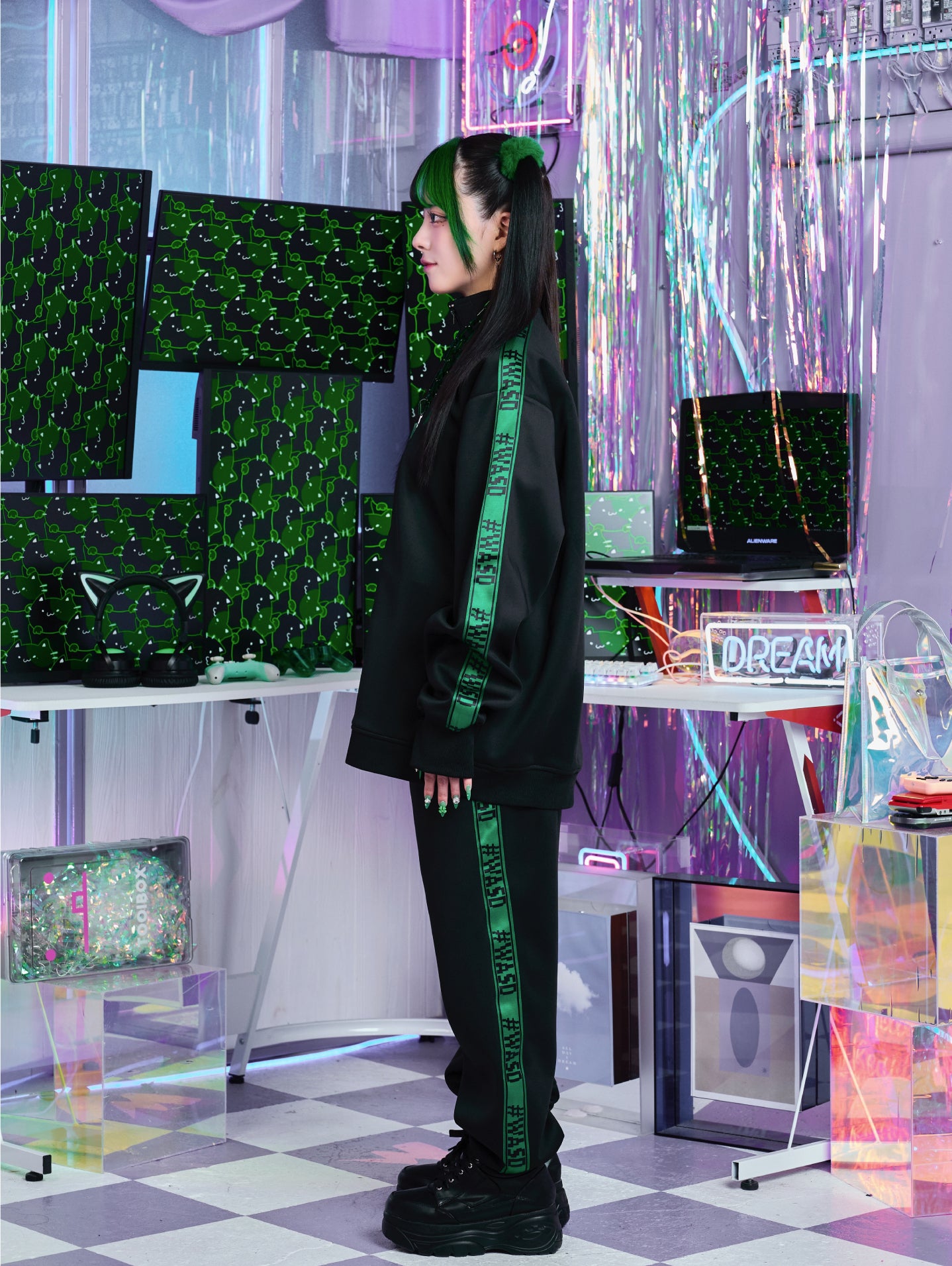 【ゆら猫】Gaming jersey トップス