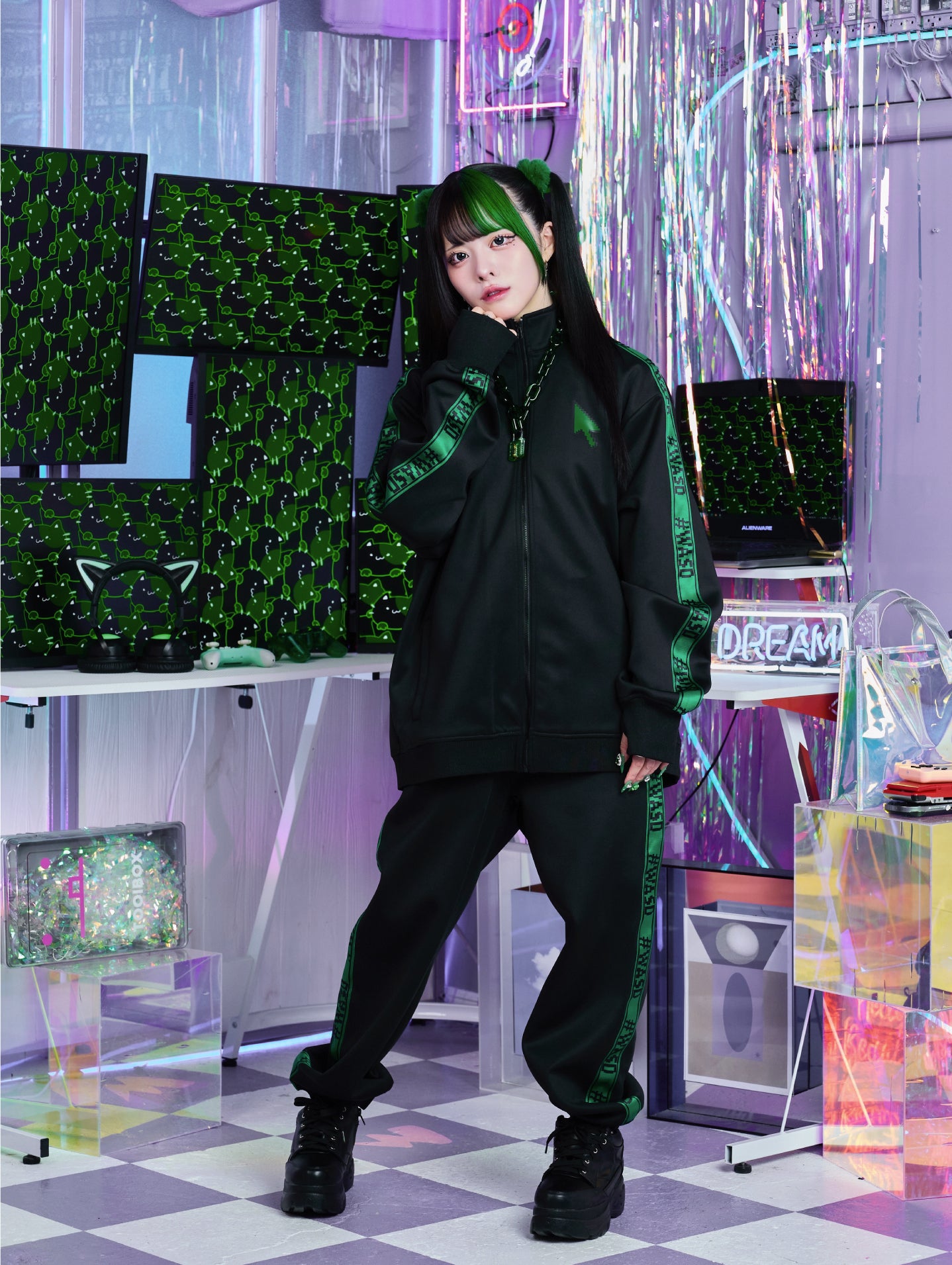 【ゆら猫】Gaming jersey トップス