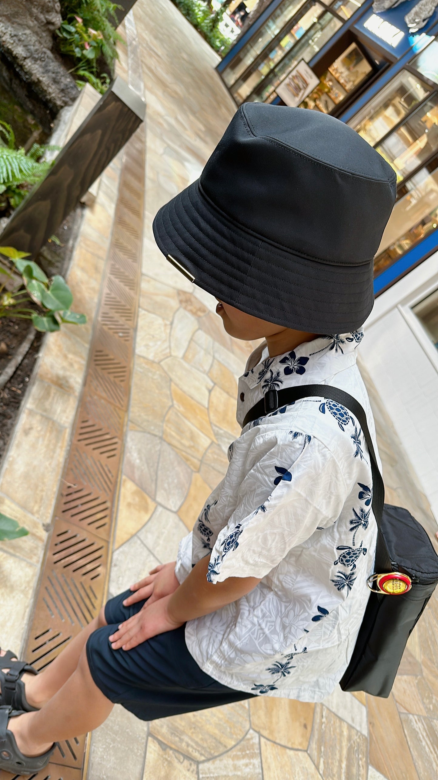予約販売【キッズサイズ】遮光バケットハット