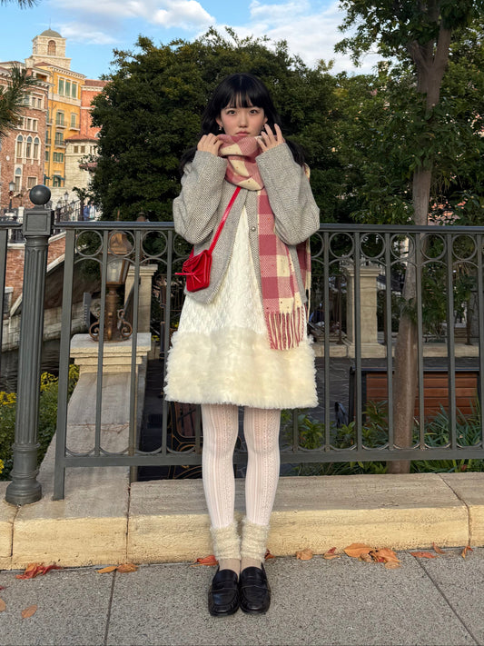 カラーチェックマフラー DPA43727