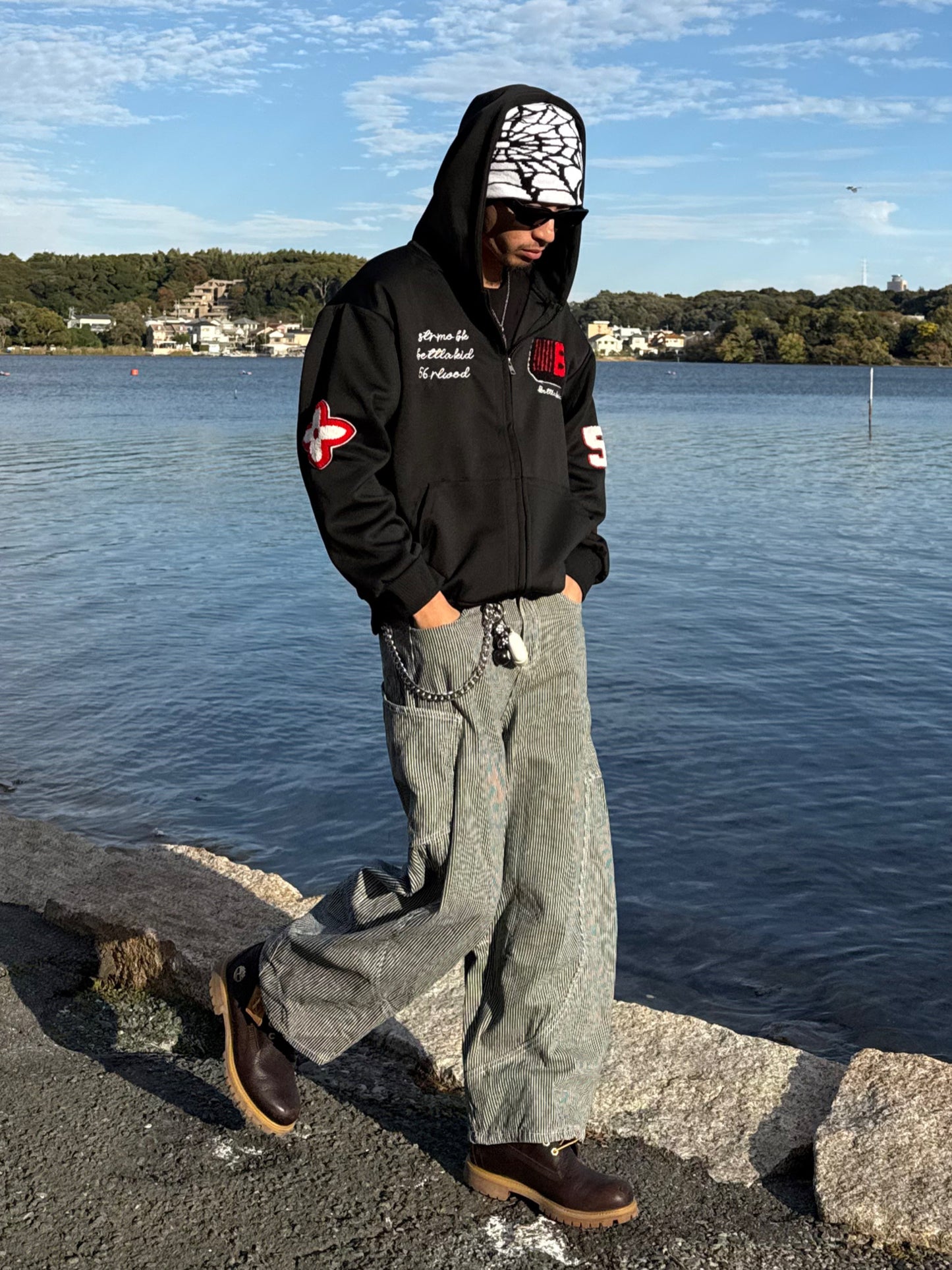 ポイントロゴジップパーカー DPB90061