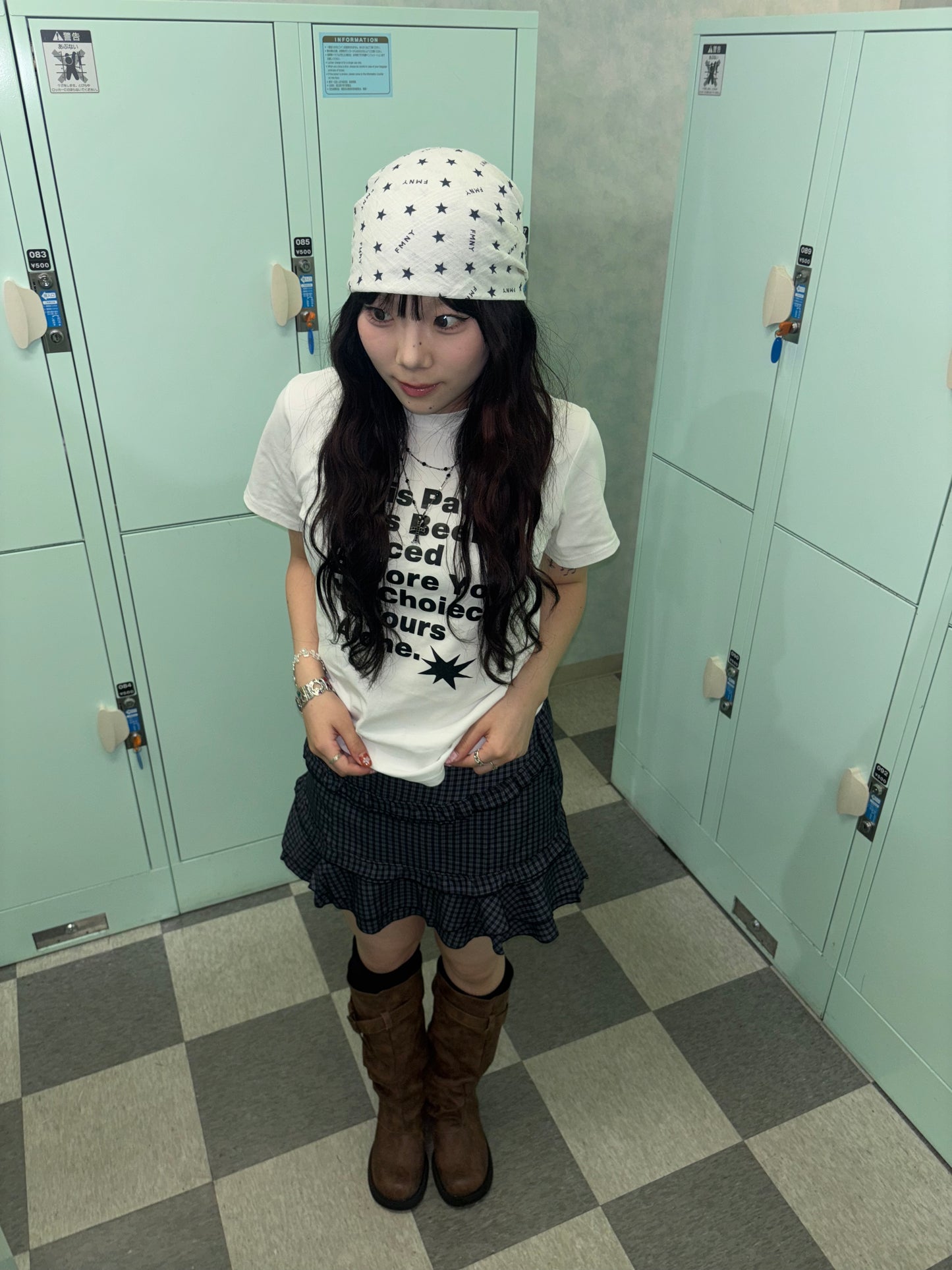 レタリングプリントTシャツ DPB89022