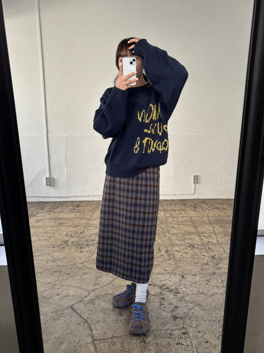 レトロチェックスカート DPB84032