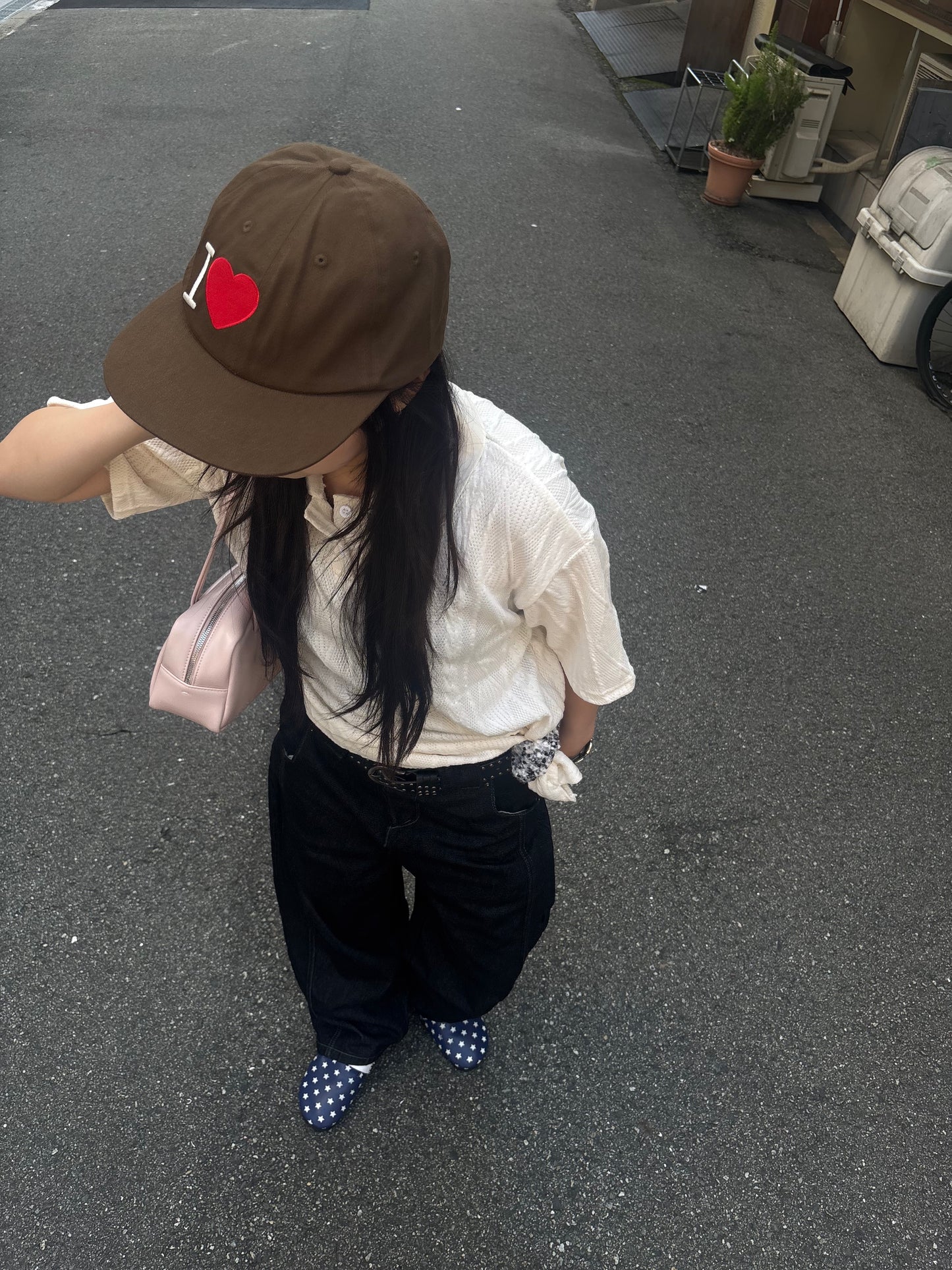ホワイトニットポロTシャツ DPB89052