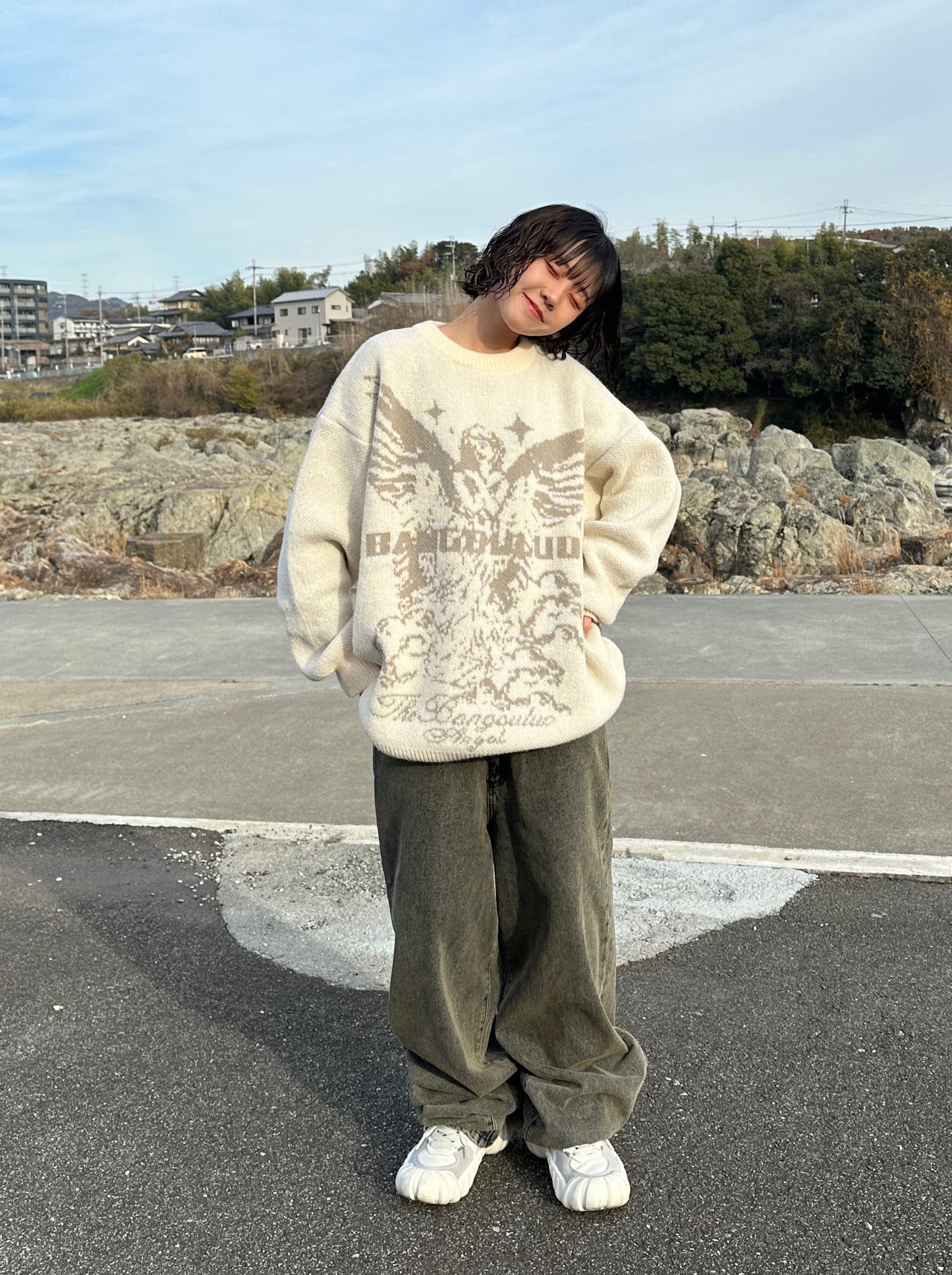 ラウンドネックニット DPB70005