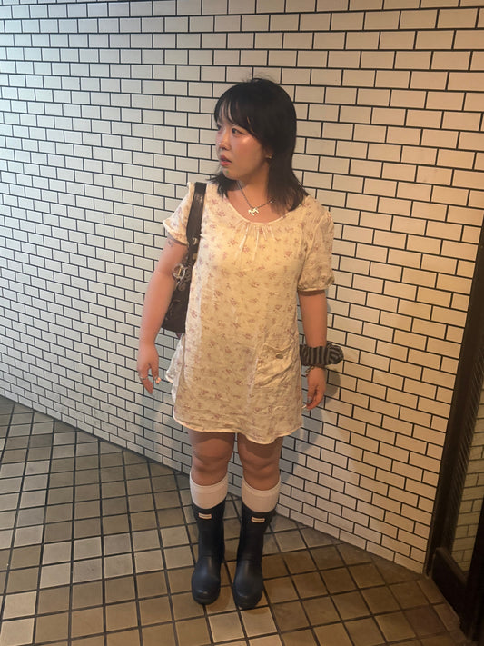 フラワーガーゼワンピース DPB97110