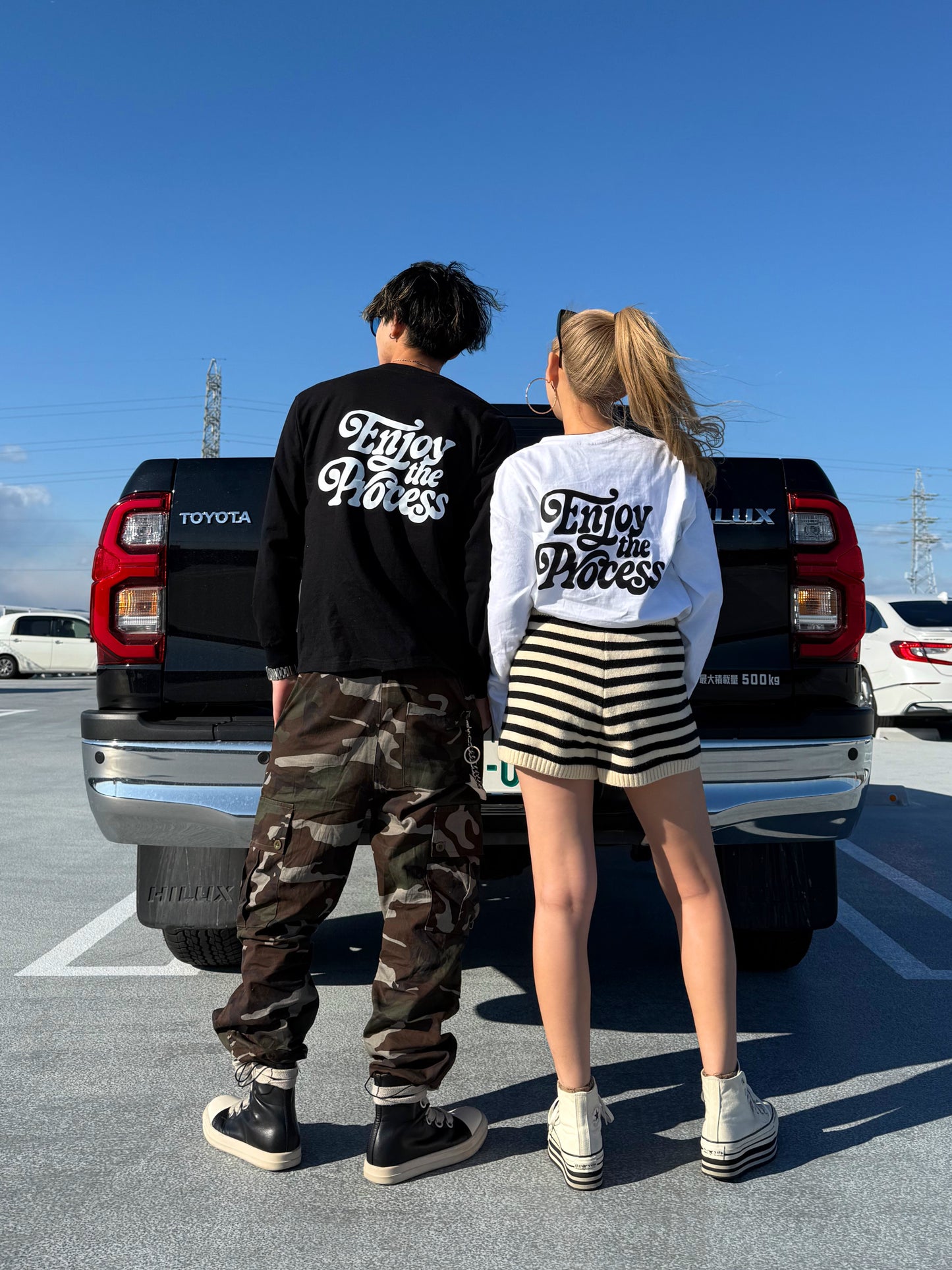 ユニセックスロゴロングスリーブTシャツ DPB73254