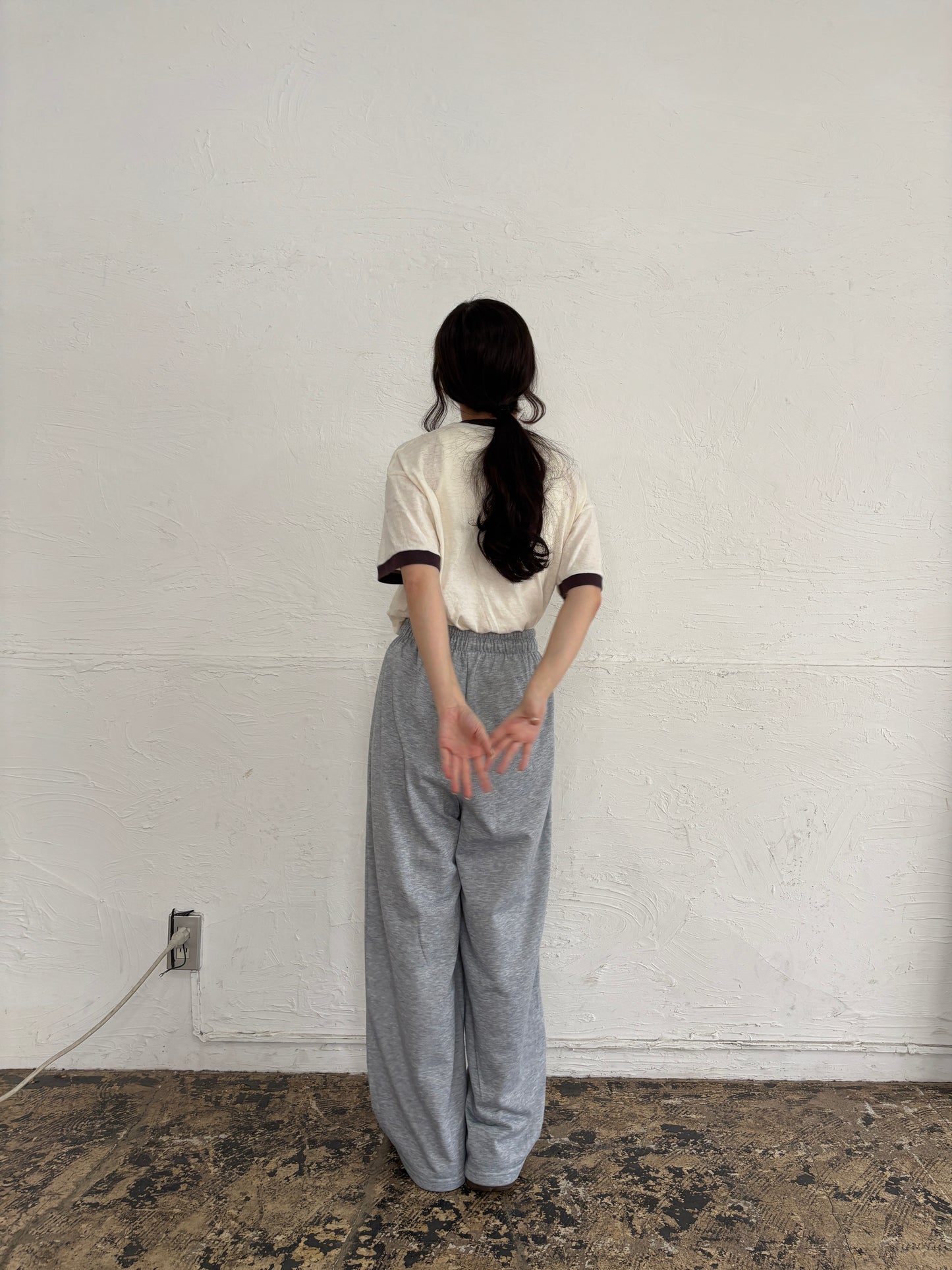 ダブルニーデザインスウェットパンツ DPB84175