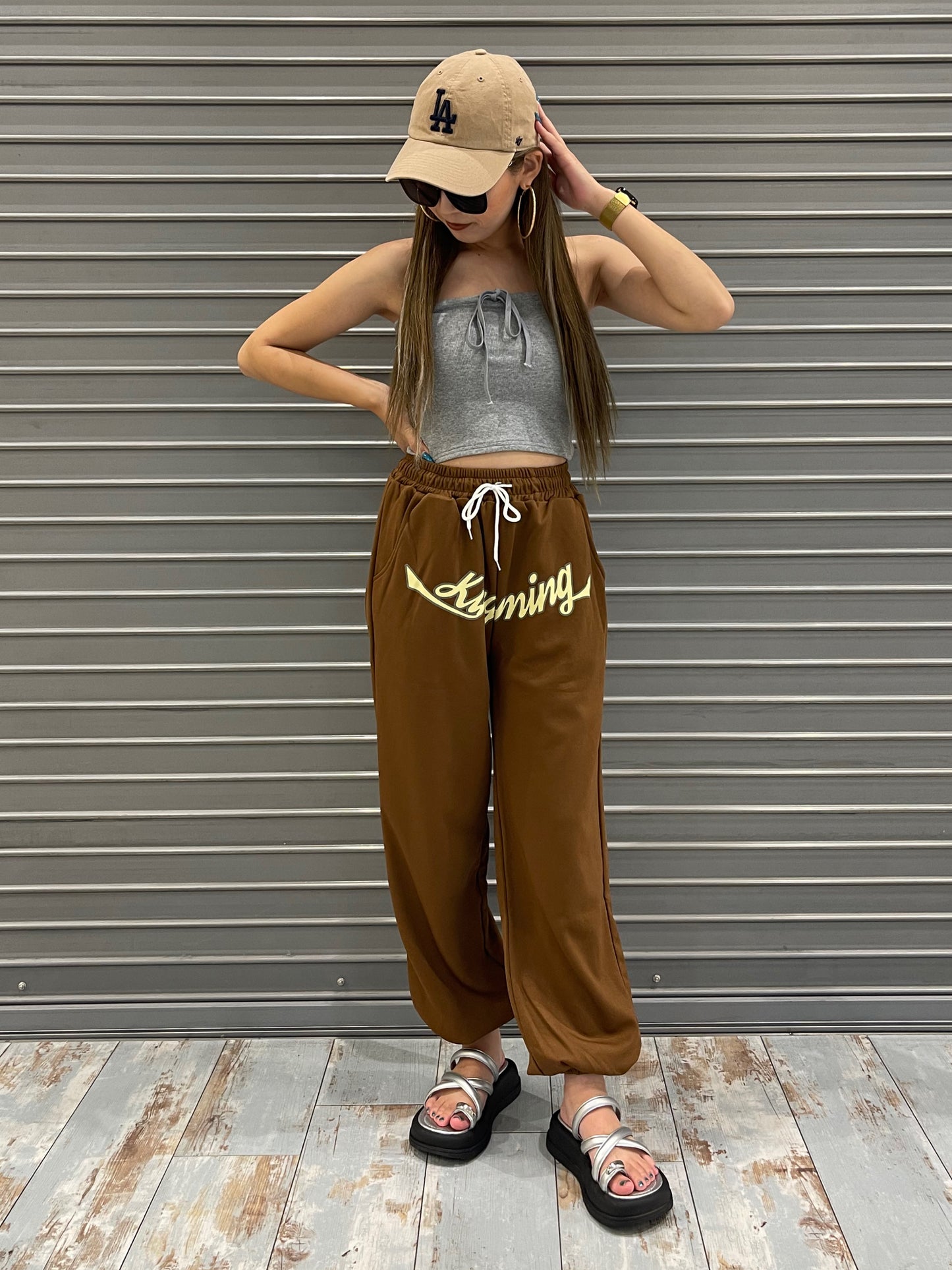 フロントロゴスウェットパンツ DPB73107