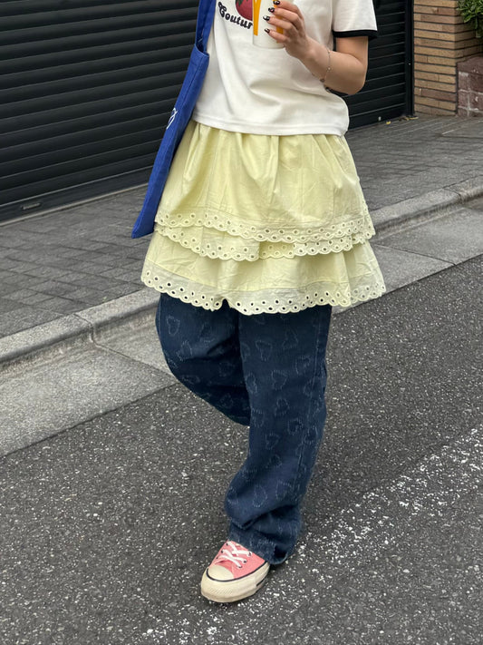 イエローフリルスカート DPB76016